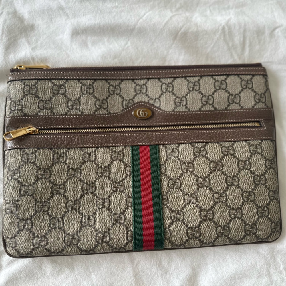 Gucci Brown and Green Men's Bag